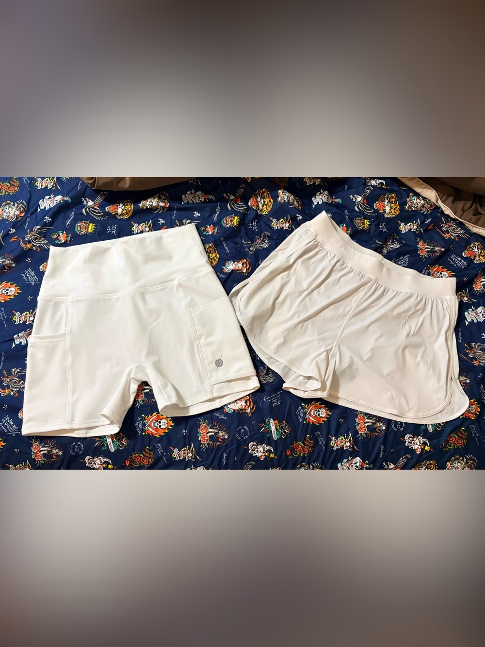 lululemon athletica White Shorts & Aerie White Bike Shorts sz small, New/No Tag